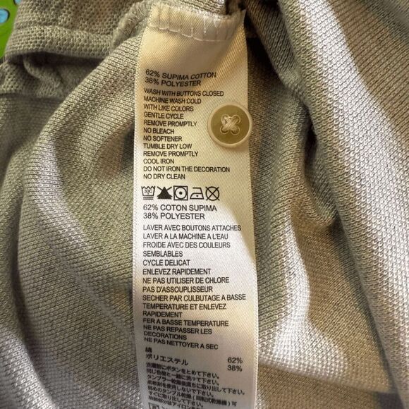 Tommy Bahama Men's Performance Supima Cotton Blend Polo Shirt Gray Size XL - Picture 4 of 5